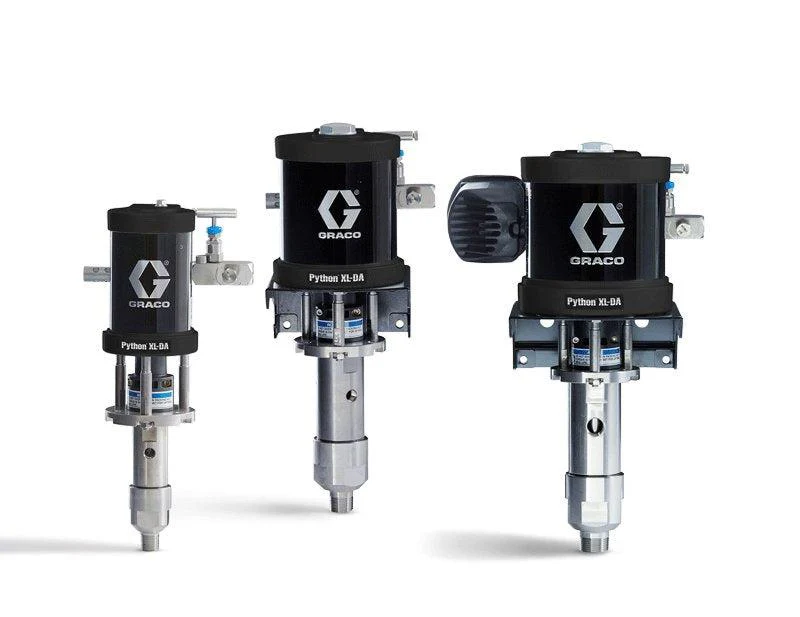 Python XL-DA Pneumatic Chemical Injection Pump, 2-1/2 in Air Motor, 3/4 in Plunger, Ceramic Coated, TFE/P Seals, ATEX Approved - Ysert