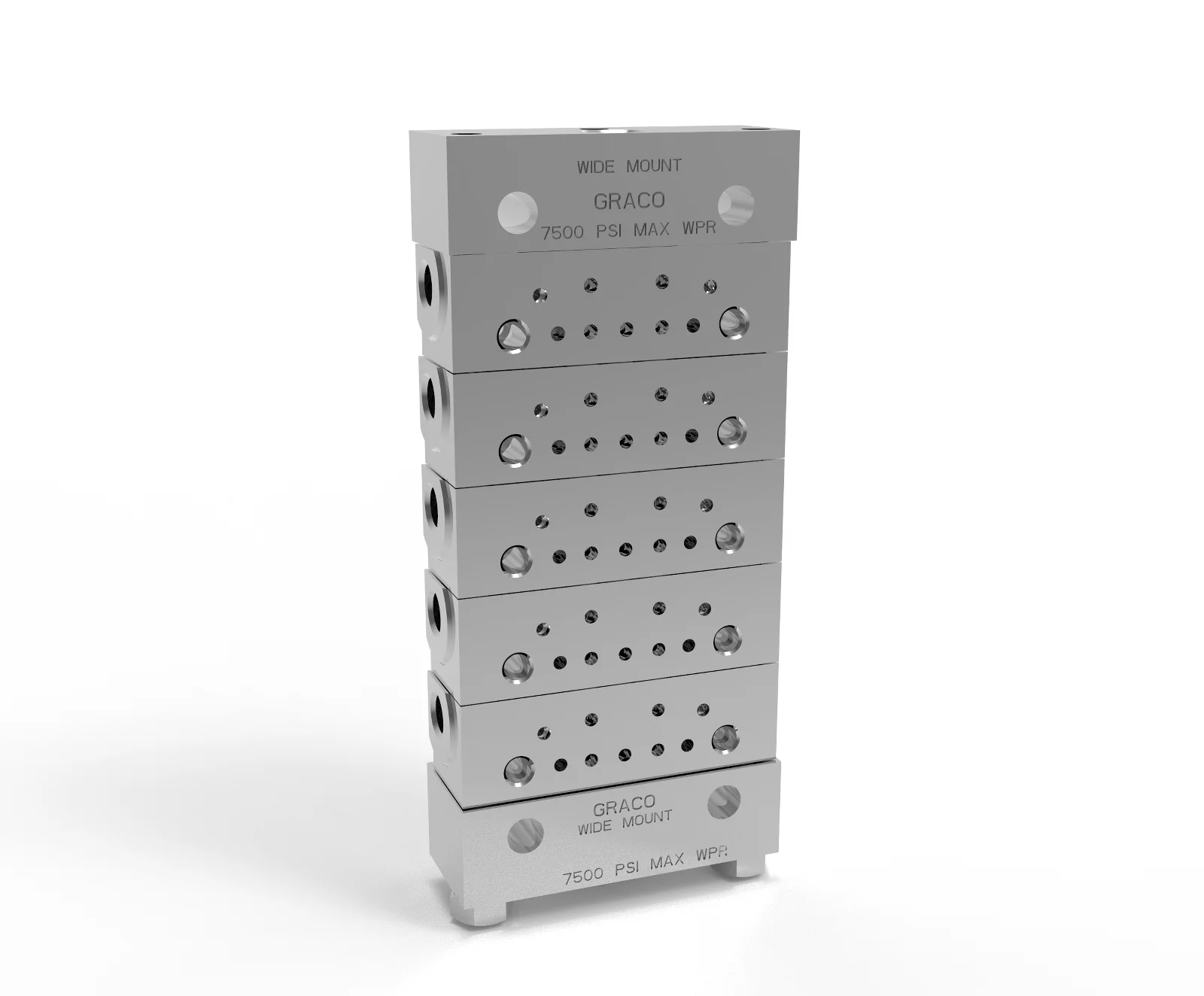 Graco Manzel MHH Wide Mount 5 Section Base Plate Assembly - NPSF - Ysert