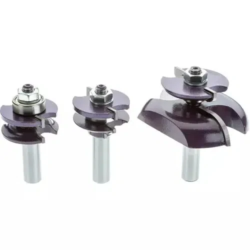 Grizzly H5551 - Panel Bit 3 Pc. Set w/ Undercutter, 1/2