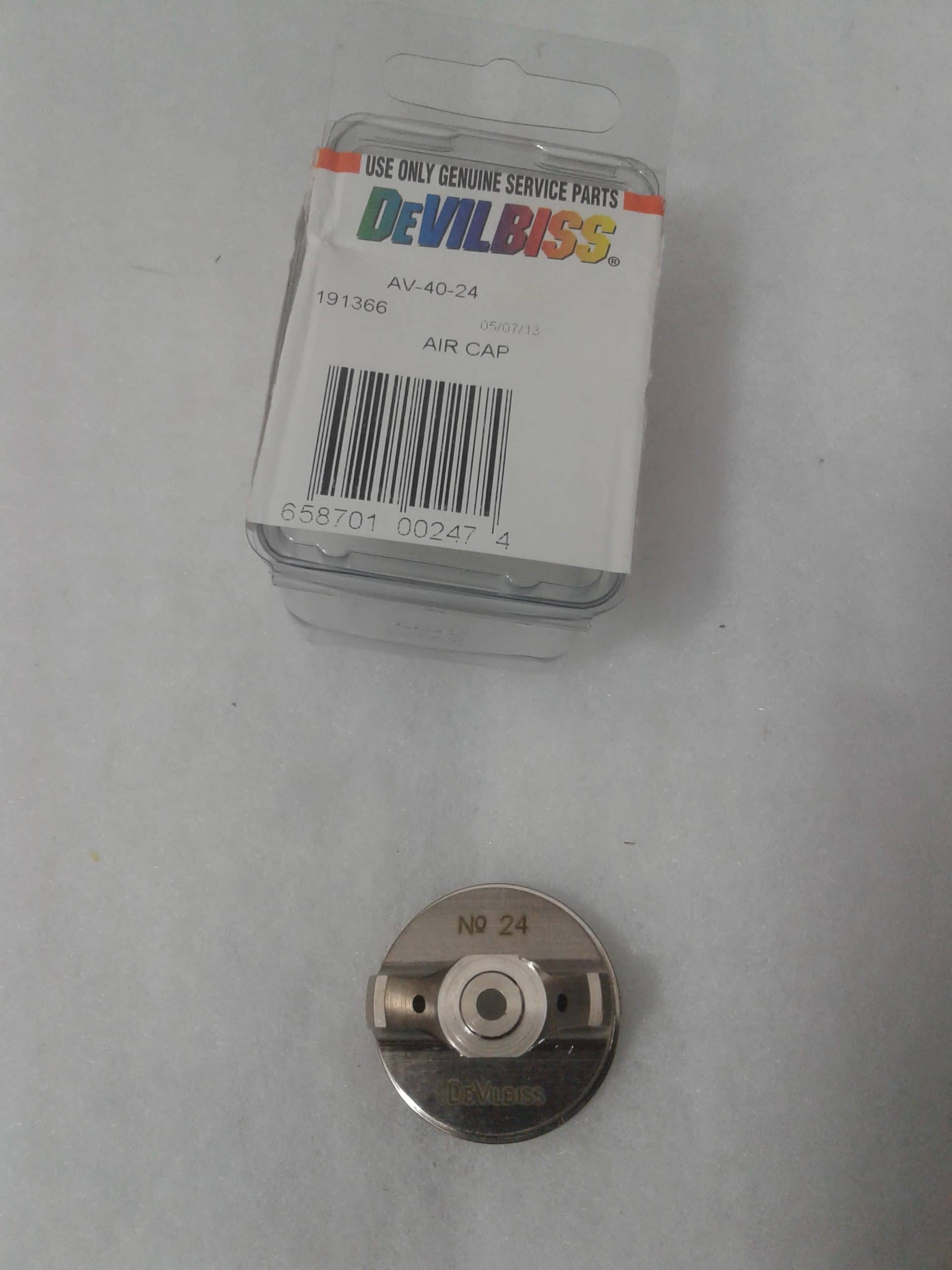 Devilbiss  Air Cap Less Ring #24 - Ysert