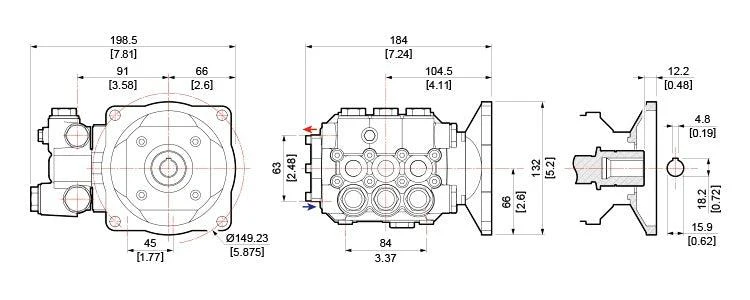 Comet R4517 PUMP LWS 3520 E, SS MANIFOLD - Ysert