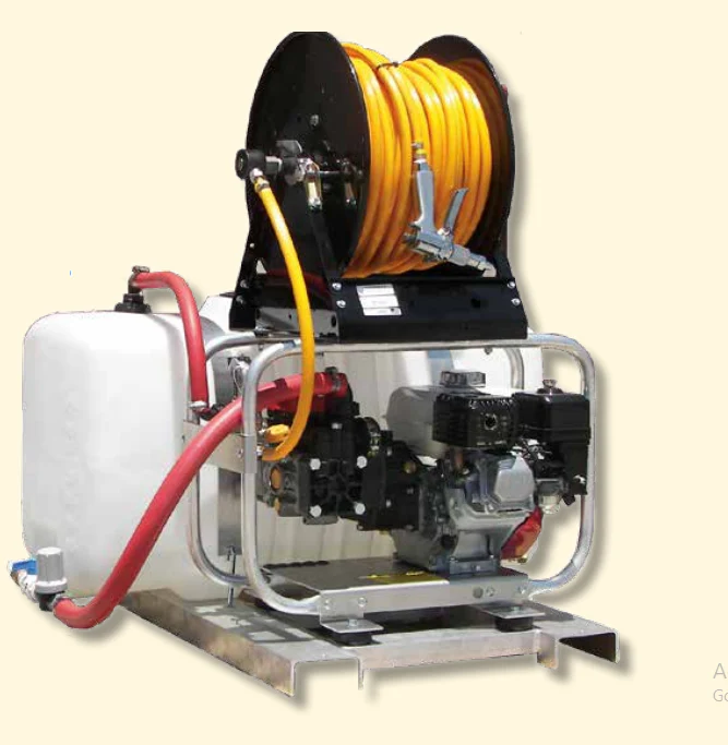 Pressure-Pro Pro ATV 2700 PSI @ 3.0 GPM Viper Pump Honda Engine Direct Drive Cold Water Gas Pressure Washer - Roll Cage Skid - Tank & Hose Reel Sold Separately - Ysert