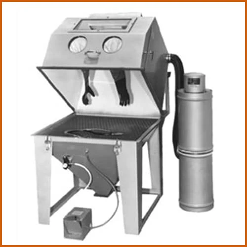 TRINCO™ Model 40 x 40 Sandblast Cabinet Split Level with BP Dust Collector - Ysert