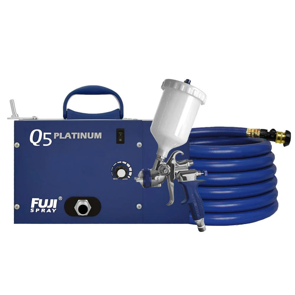 Fuji Q5 PLATINUM - T75G Gravity Feed Quiet System w/ 600cc Nylon Cup & 1.3mm Air Cap - Ysert