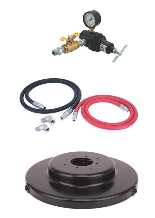 Graco 225642 Fire-Ball® 300 Series 5:1 55 Gallon (200 Liter) Oil Pump - Cover-Mounted Package - Ysert