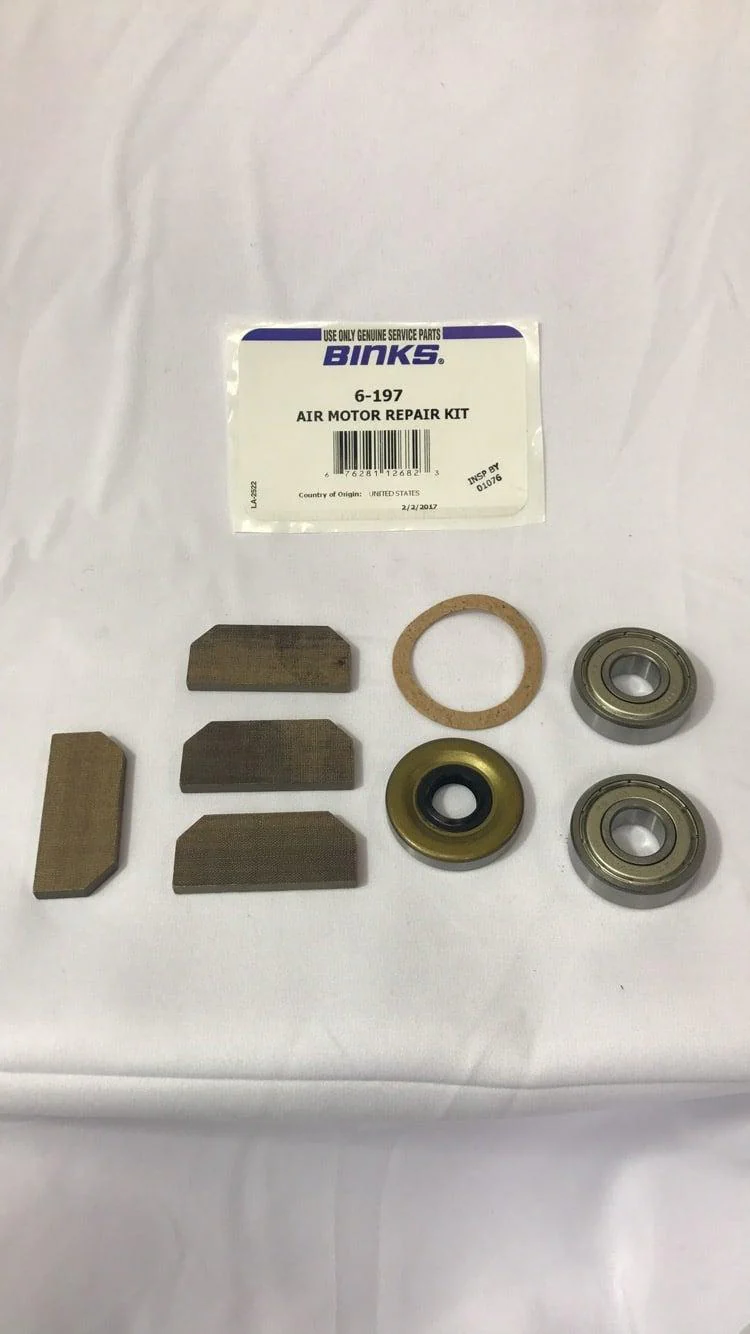 Binks 6-197 Repair Kit, Air Motor - Ysert
