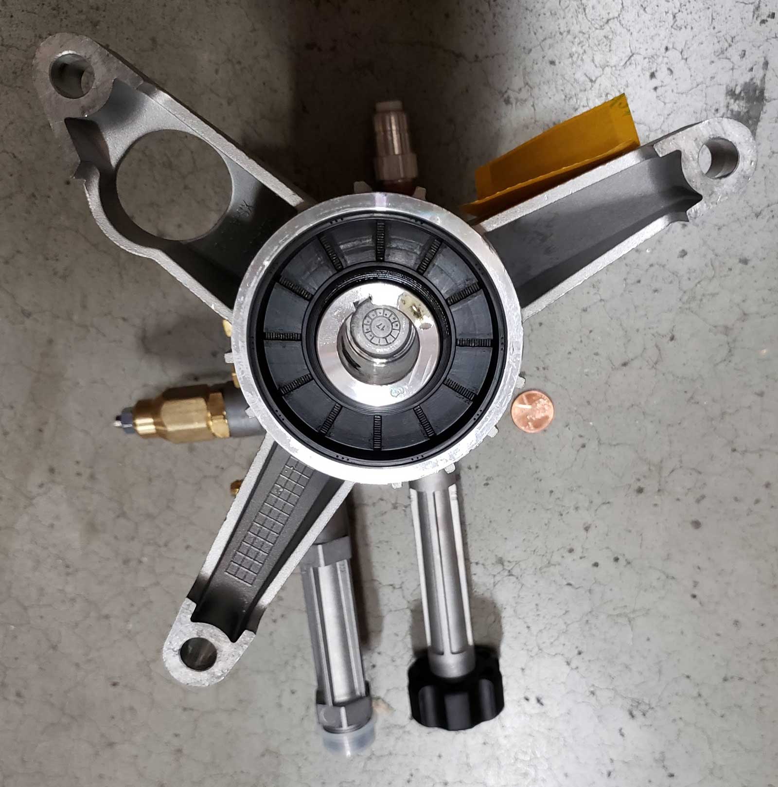 AR 2800 PSI @ 2.4 GPM Vertical Triplex Plunger Pressure Washer Pump (SRMW24G28-EZ) - Ysert