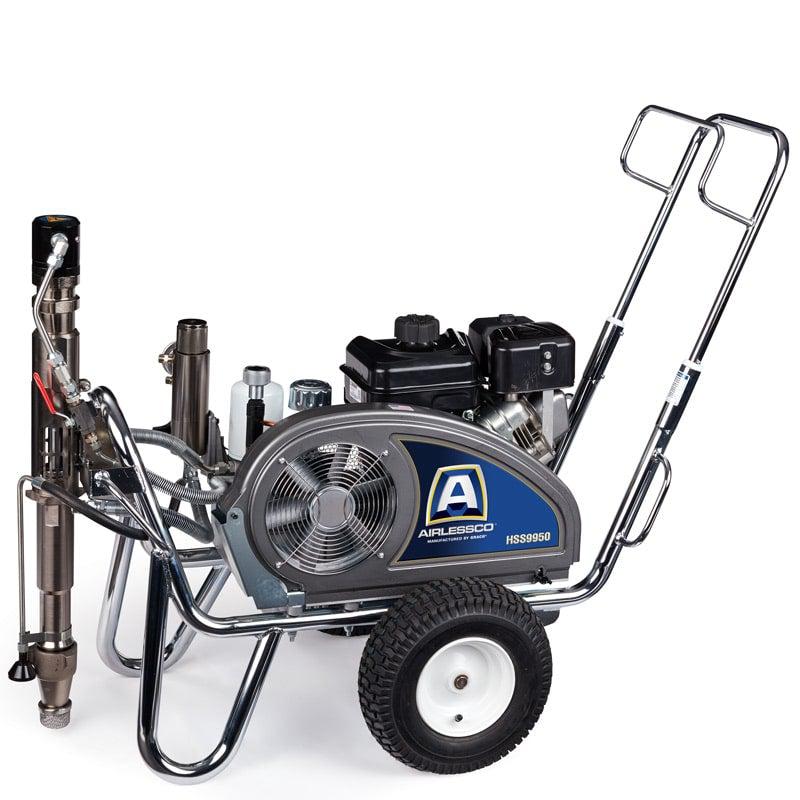 Airlessco HSS9950 Convertible 3300 PSI @ 2.35 GPM Gas Hydraulic Texture/Paint Sprayer - Ysert