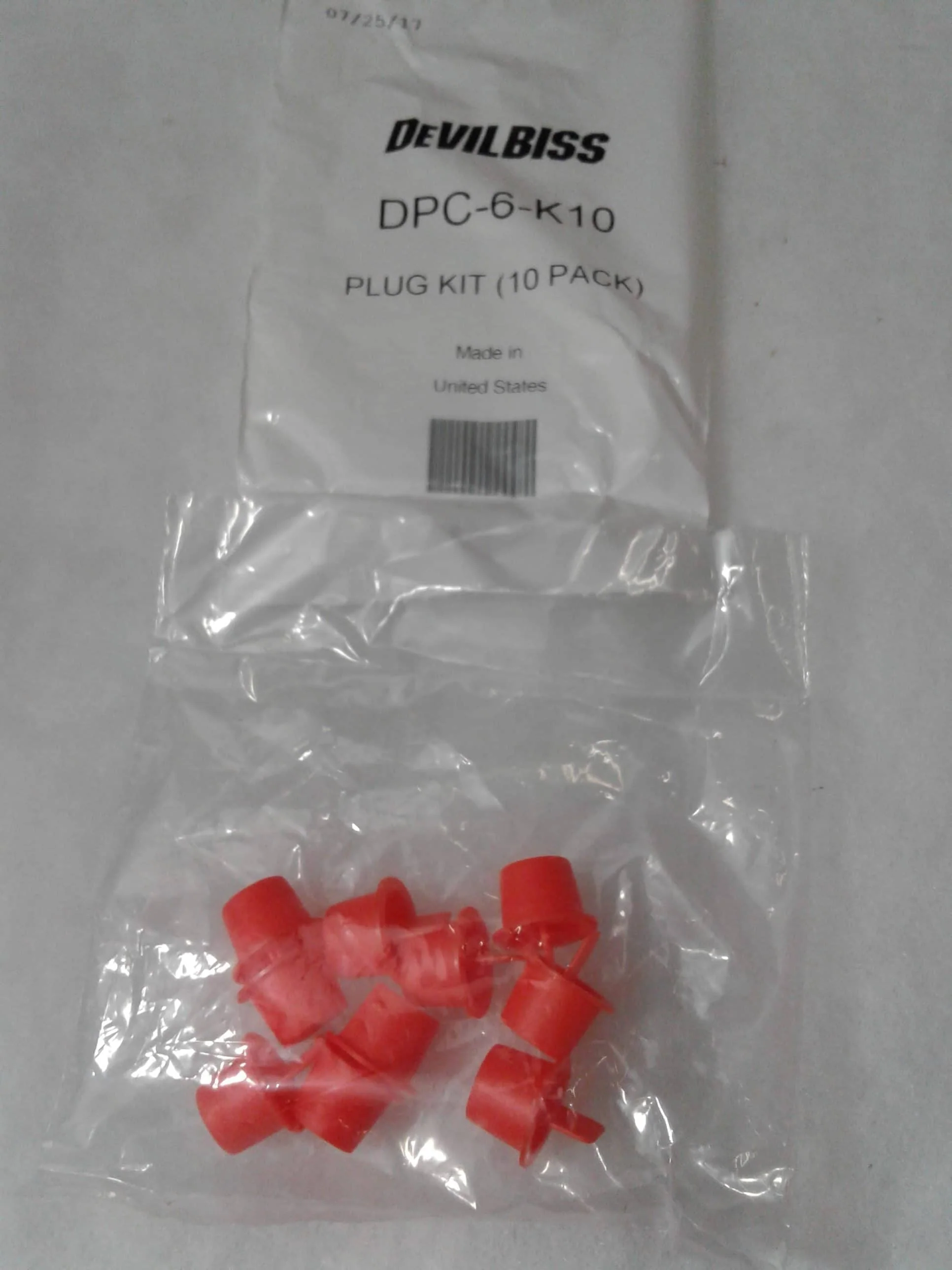 Devilbiss DPC-6-K10 Plug Kit - Ysert