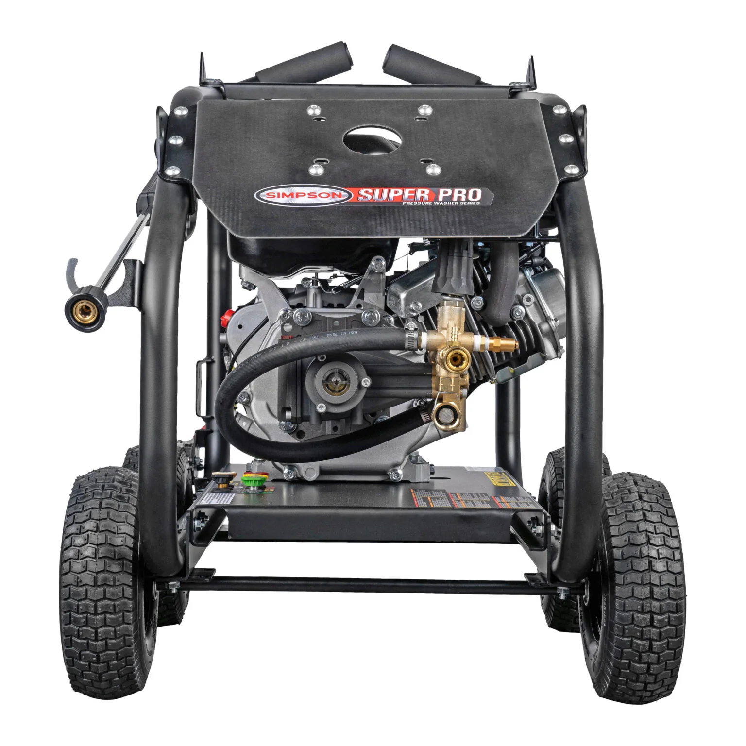 Simpson 65208 4400 PSI @ 4.0 GPM CRX 420cc w/ AAA® Triplex Plunger Pump Cold Water Professional Gas Pressure Washer (50-State) - Ysert