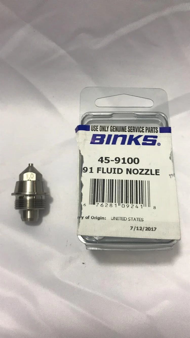 Binks 45-9100 91 Fluid Nozzle (1.0mm) - Ysert