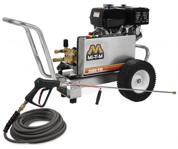 Mi-T-M Job Pro® (CBA) Aluminum Series Power Washer - 3500 PSI @ 3.7 GPM, AR Pump, Belt Drive, Honda Engine - Ysert