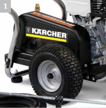 K'A'RCHER HD 3.7/35 PB 3500 PSI @ 3.7 GPM Belt Drive 389cc Honda GX390 Cold Gas Pressure Washer - Ysert