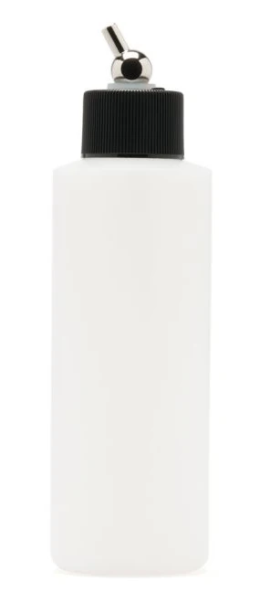 Iwata I4704 High Strength Translucent Bottle 4 oz / 118 ml Cylinder With Adaptor Cap - Ysert