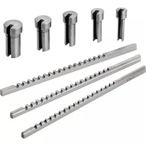 Grizzly G9771 - Keyway Broach Sets - 9 pc. HSS - Ysert