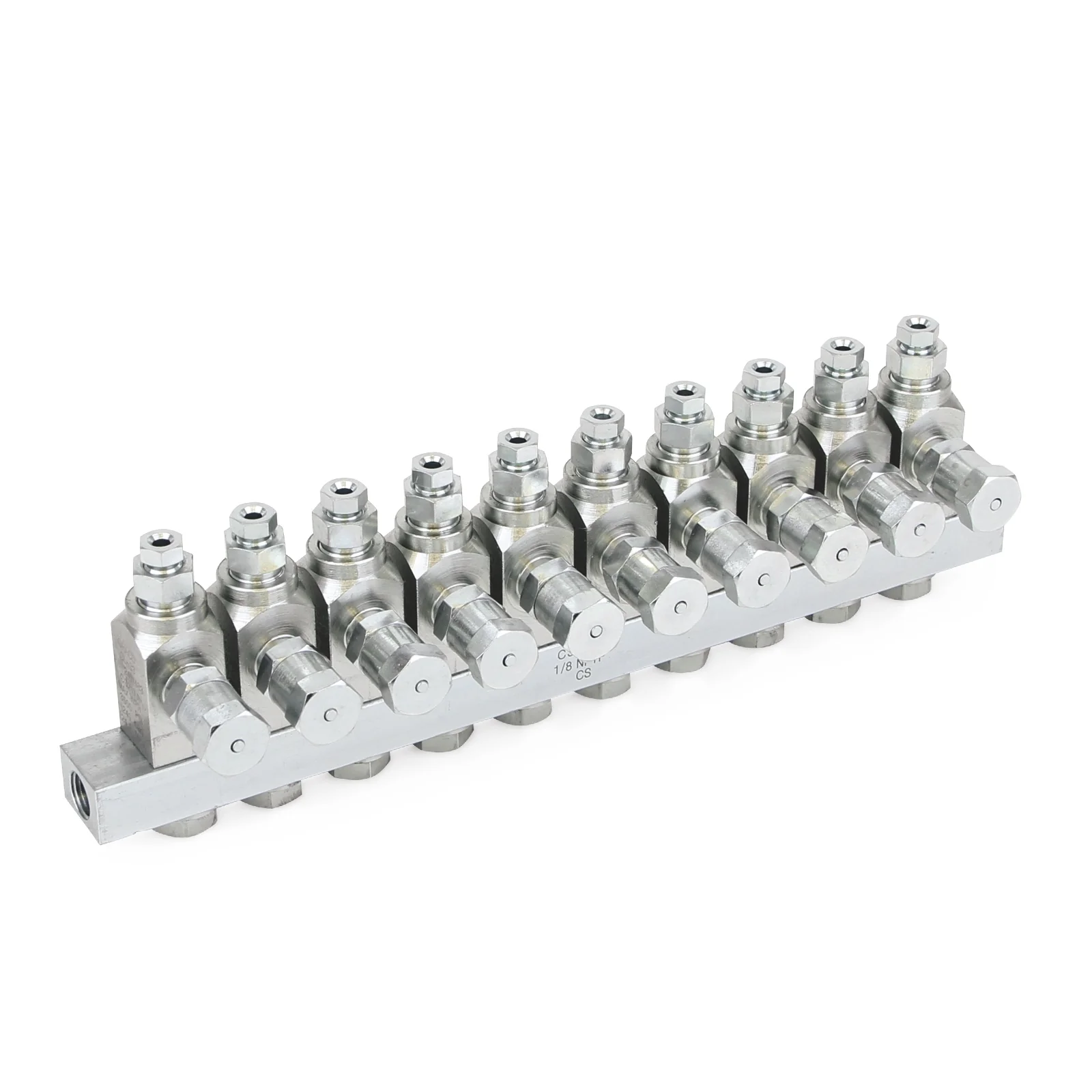 Graco GL-33™ Grease Injector, Stainless Steel, 10 Injector Manifold, 1/8 in. NPT x 1/8 in. - Ysert