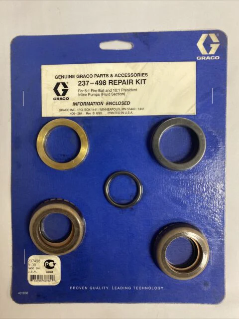 Graco 237498 Fireball Pump Throat Packing Kit - Ysert