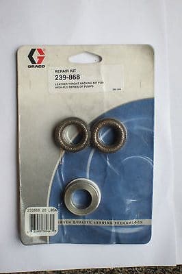 Graco 239868 Throat Repair Kit with Leather Packings - Ysert