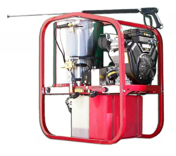 Pressure-Pro Dirt Laser Series 4000 PSI @ 3.5 GPM AR Pump Direct Drive Honda Engine Hot Water Gas Pressure Washer w/ Electric Start Diesel Heated - Skid - Ysert