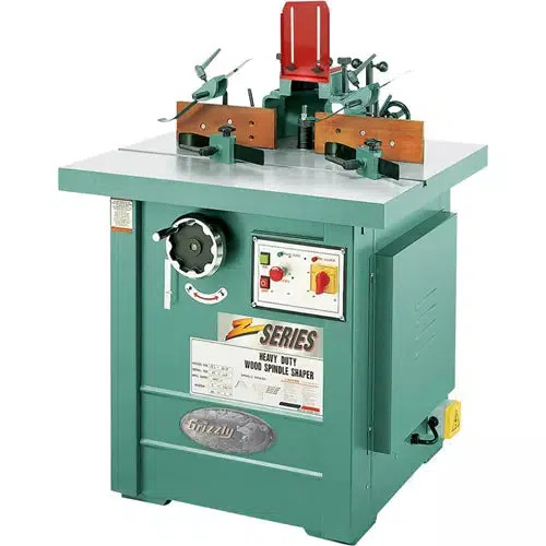 Grizzly G7214Z - 7-1/2 HP 3-Phase Spindle Shaper - Ysert