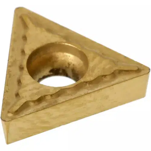 Grizzly G6707 - 60 TiN Coated Carbide Inserts w/ Chip Breaker - TCMT-21.51 - Ysert