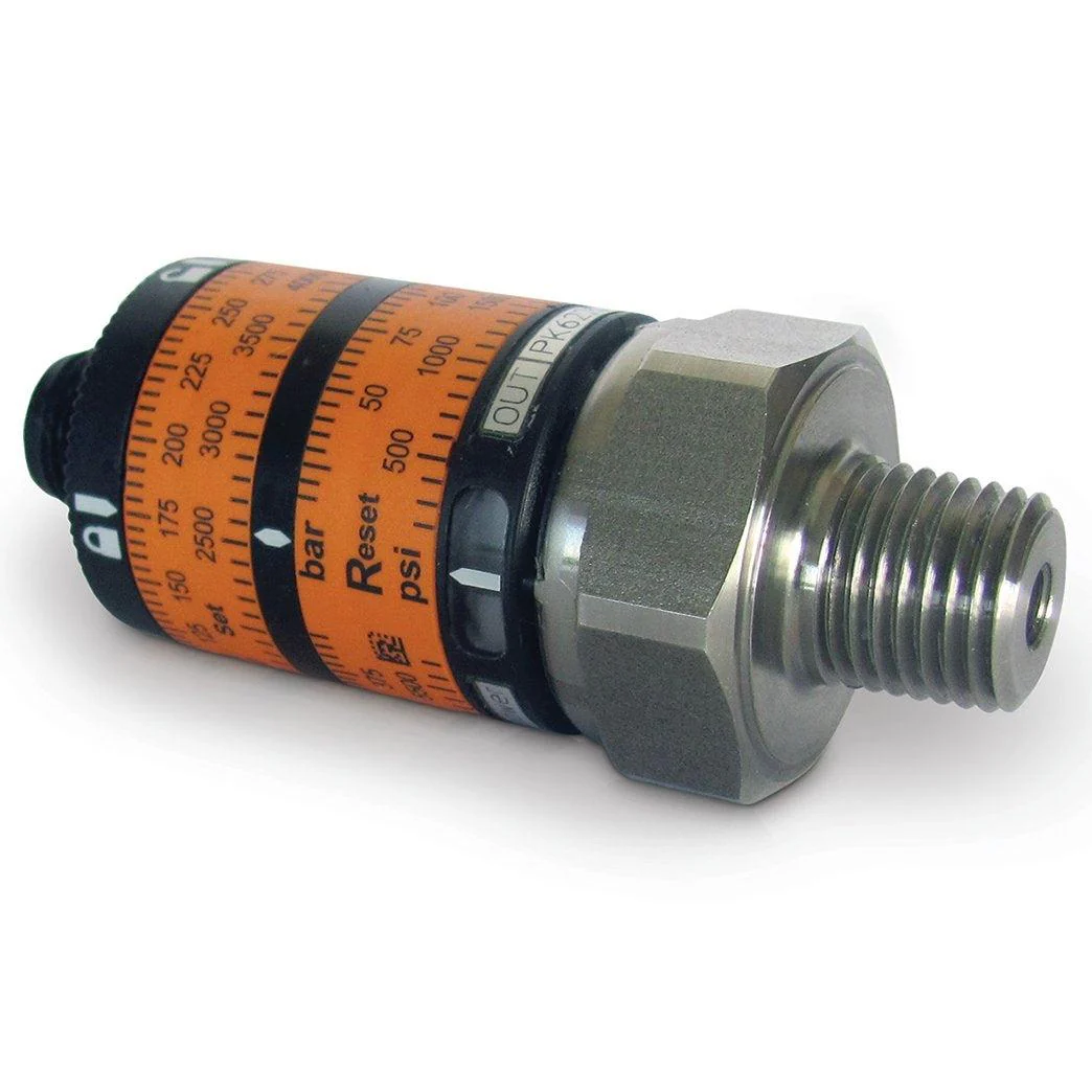 General Pressure Switch, 1/4 in. NPT Male, 9.6-32 VDC, 4-Pin, M12 Micro-Connector - Ysert