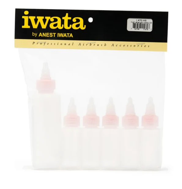Iwata I470HS High Strength Translucent Hobby Bottles - Ysert