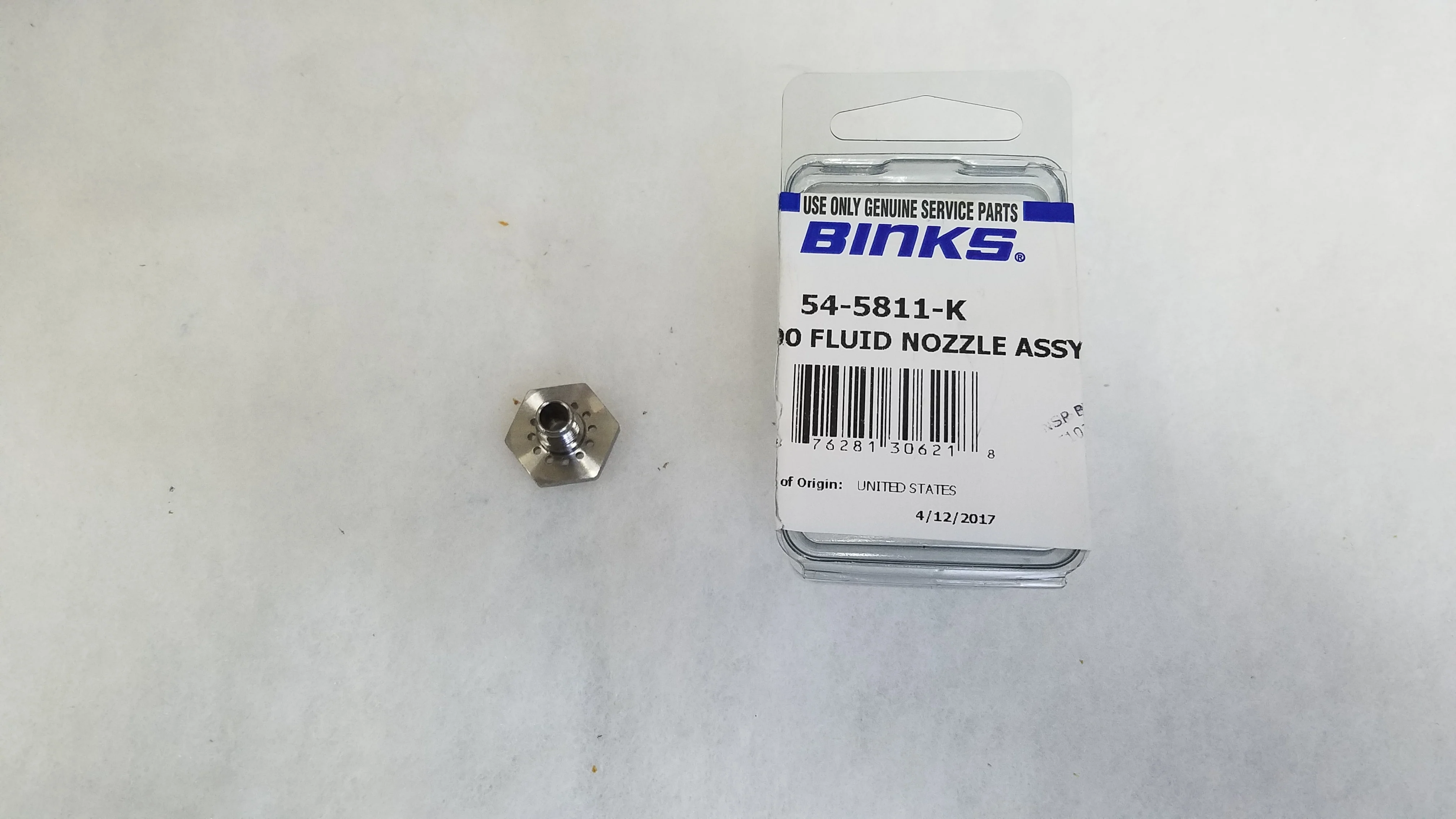 Binks 54-5811-k AA1600 M Fluid Seat - Ysert
