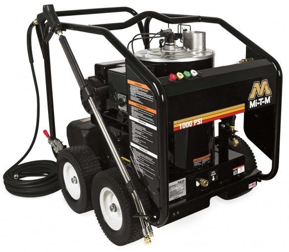 Mi-T-M HSE-1002-0MM11 HSE Series Power Washer - 1000 PSI @ 2.0 GPM, Hot Water, General Pump, Direct Drive - Ysert