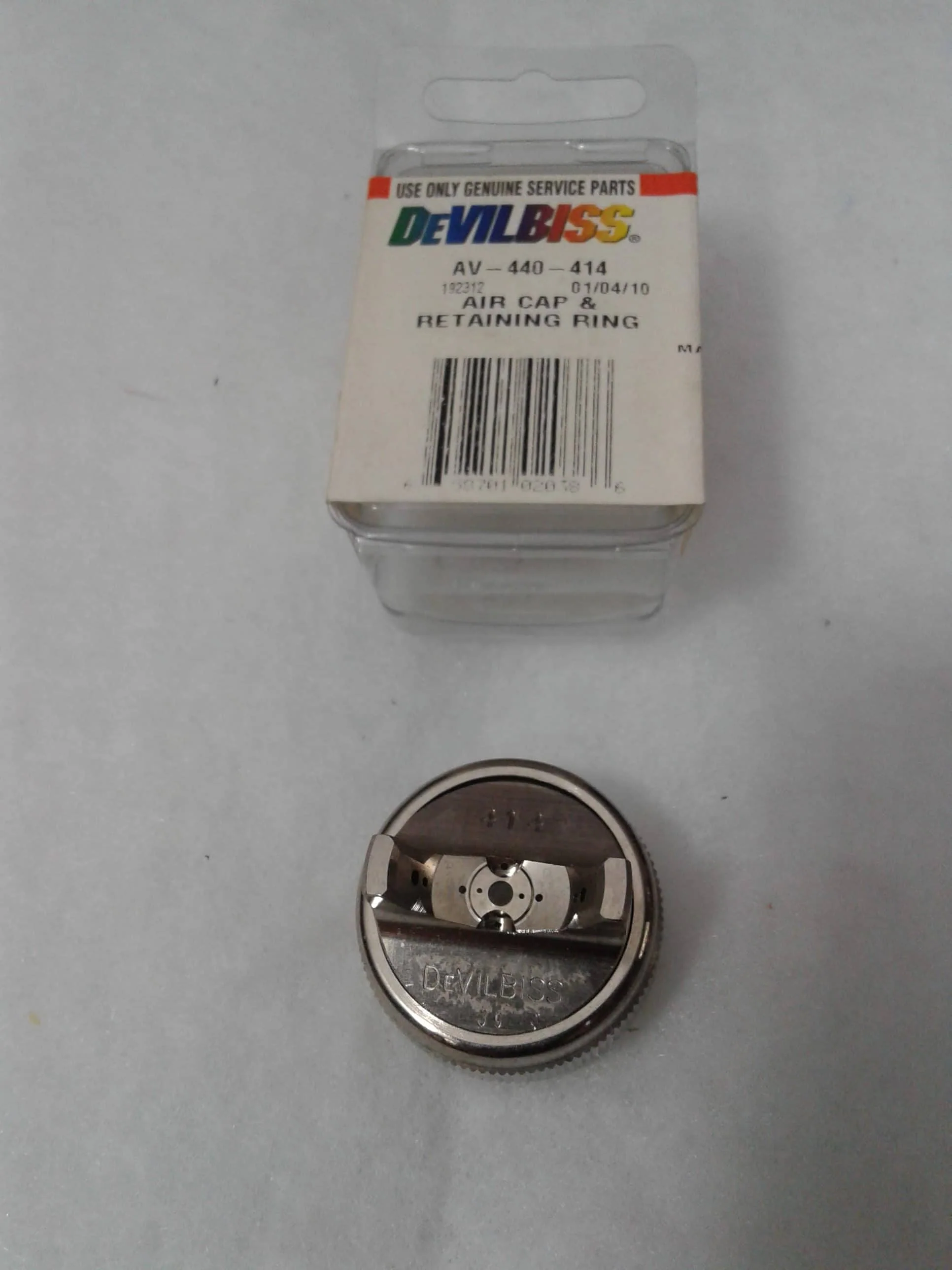 Devilbiss AV-440-414 410 Air Cap & Ret. Ring - Ysert