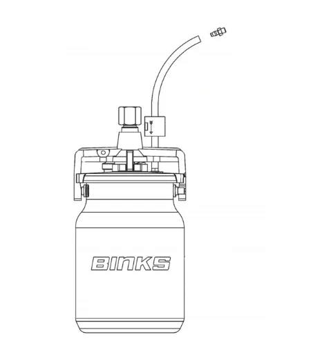 Binks 80-510 1 QT SS Cup Assembly - Ysert
