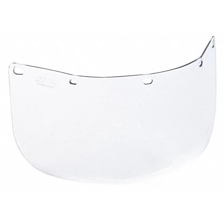 Bullard Faceshield Visor, Acetate, Clear, 8x15in - Ysert