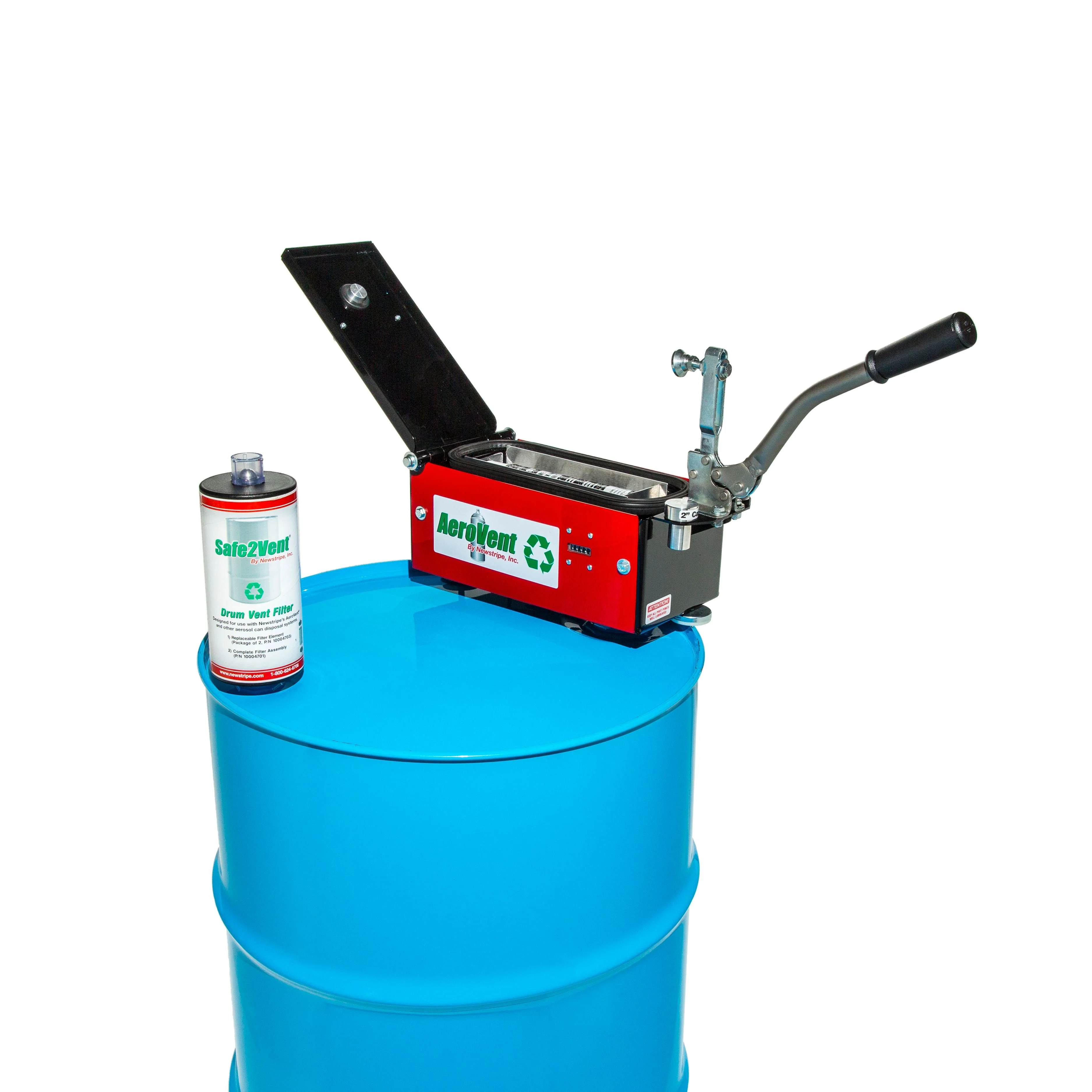 Newstripe AeroVent 1X Aerosol Can Disposal System w/ Counter - Ysert
