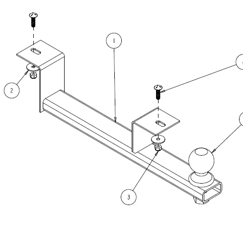Titan 0290043Z LL Hitch Pavement Marking Line Striper - Ysert