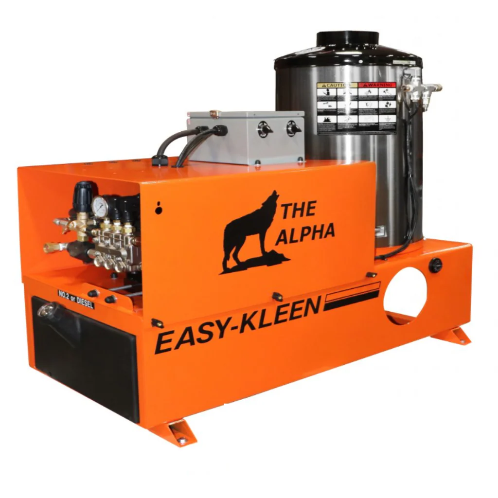 Easy-Kleen 5000 PSI @ 5.0 GPM Belt Drive 20HP 208/440/575V-3PH Hot Water Electric Pressure Washer - Oil Fired - Ysert