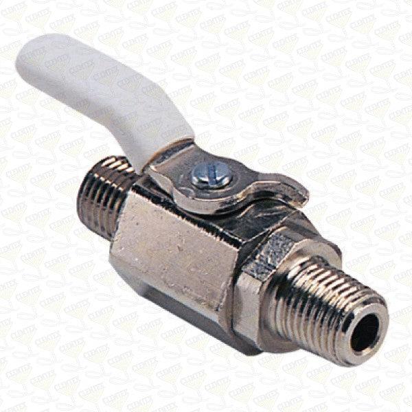 Devilbiss VA-527 Ball Valve 3/8 NPS (M) x 3/8 NPT (M) -316 SS - Ysert