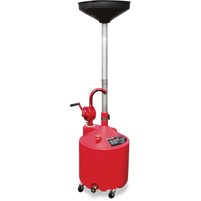 RANGER RD-18G (5150995) 18-Gallon Upright Portable Oil Drain w/ Pump - Ysert
