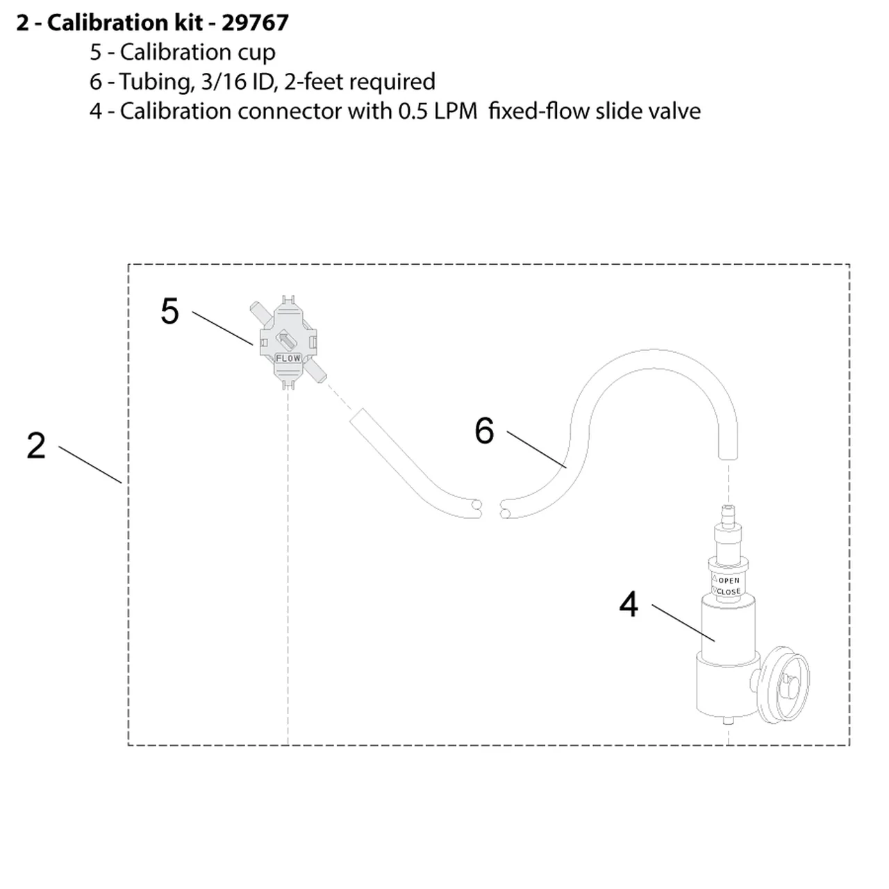 Clemco 29767 CMS4 Calibration Connector Kit Only - Ysert