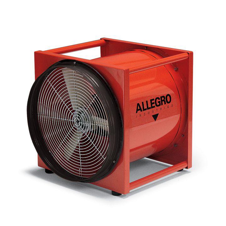 Allegro 16″ Axial AC High Output Metal Blower - 2HP Single Phase 115V-230V AC, 60 Hz - Ysert