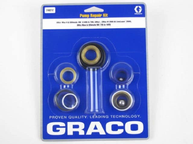 Graco 248212 Repair Kit with Leather & Polyethylene Packings - Ysert