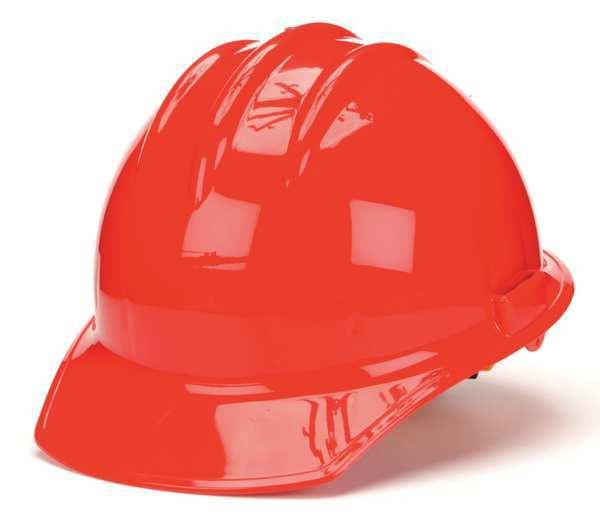 Bullard Front Brim Hard Hat, Type 1, Class E, Ratchet (6-Point) (Red) - Ysert