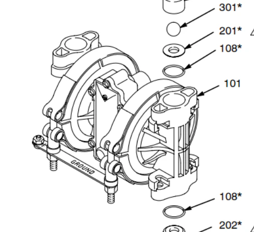 Graco 187701 COVER Fluid; Acetal with Conductive SST Fibers (101) - Ysert