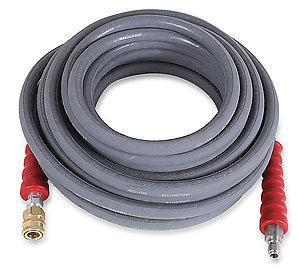 MITM R2 50-foot x 3 ⁄8-inch ID Gray Non-Marking w/ Bend Restrictor, Swivel w/ QC Cold Water Extension Hose - Ysert