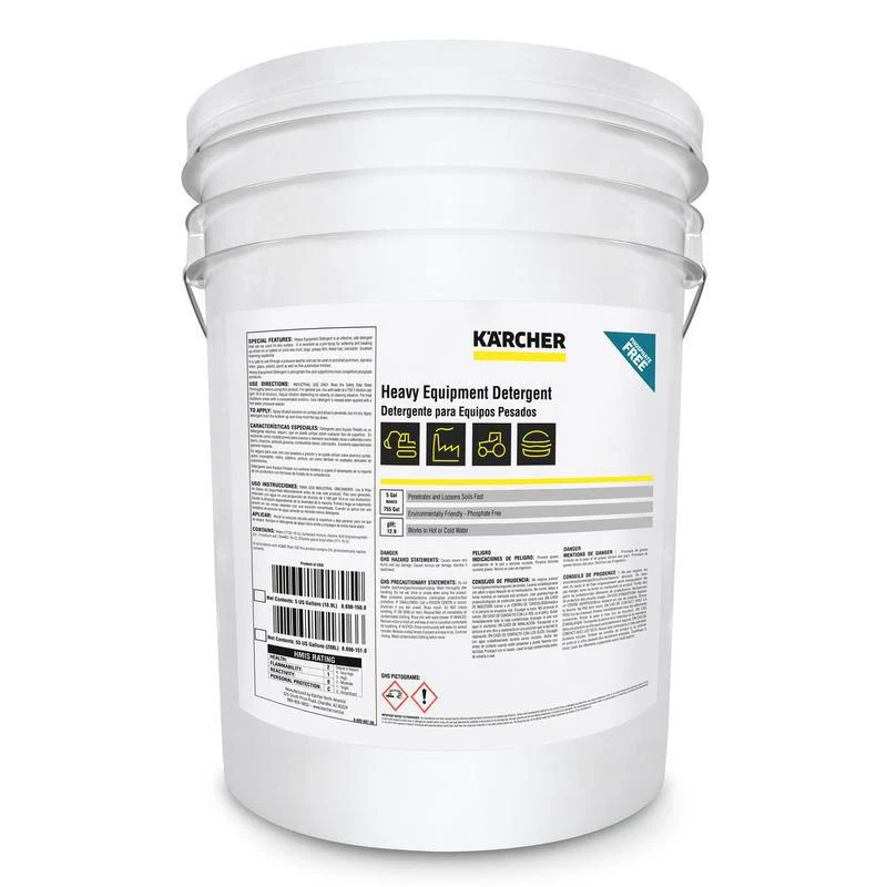 K'A'RCHER 8.698-150.0 Heavy Equipment Detergent, 5-gal - Ysert