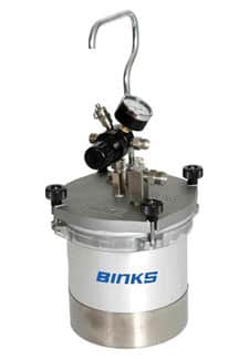 BInks 80-601 2 Quart Paddle Agitated Pressure Cup - Ysert