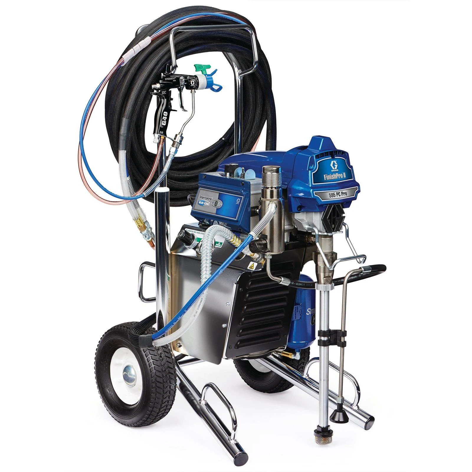 Graco FinishPro II 595 PC Pro 3300 PSI @ 0.7 GPM Electric Air-Assisted Airless Sprayer - Hi-Boy - Ysert