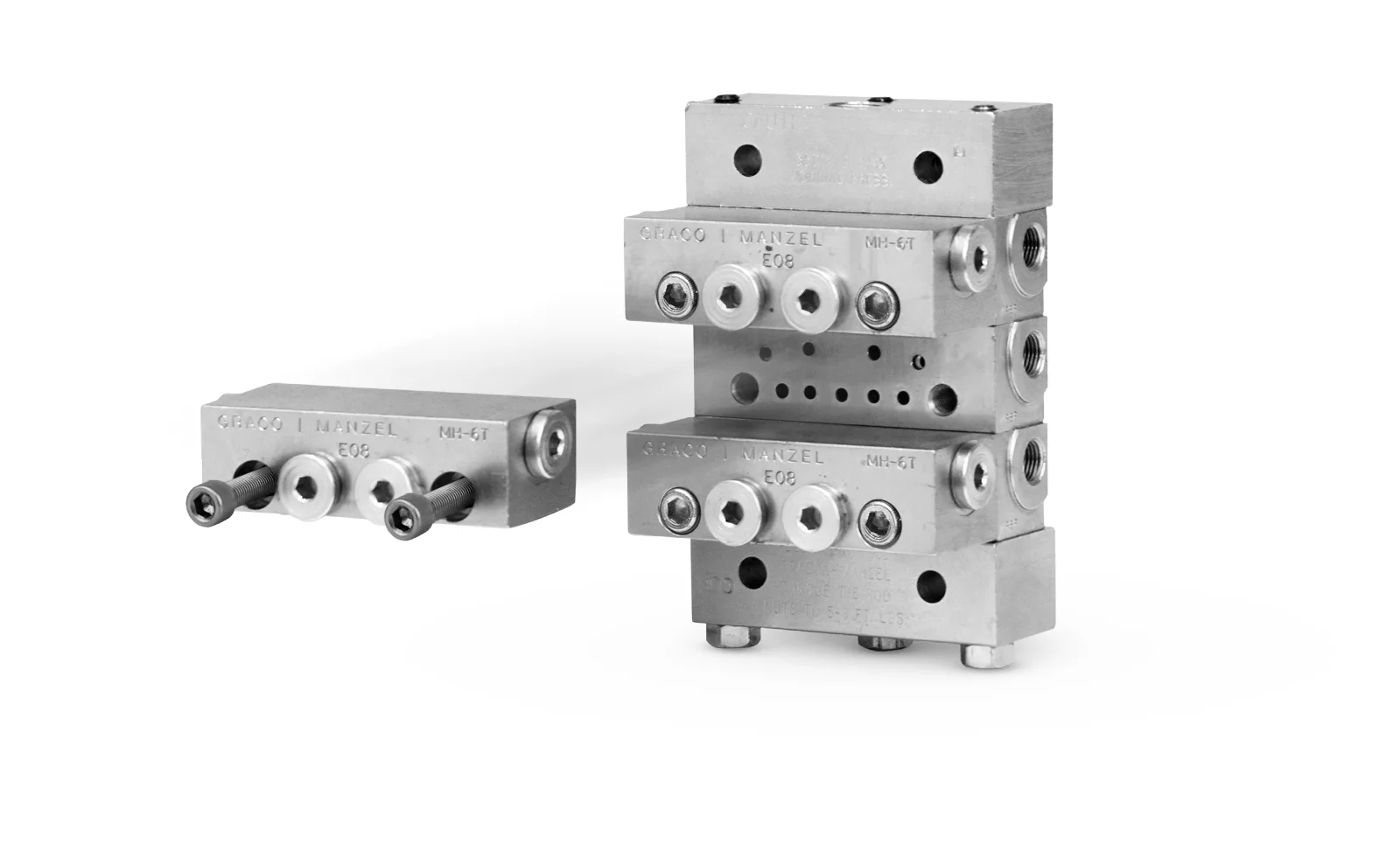 Graco Manzel® MHH Modular Divider Valve .015 Twin - Ysert