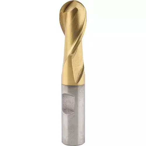 Grizzly G9883 - TiN Coated Ball End Mills - 9/16
