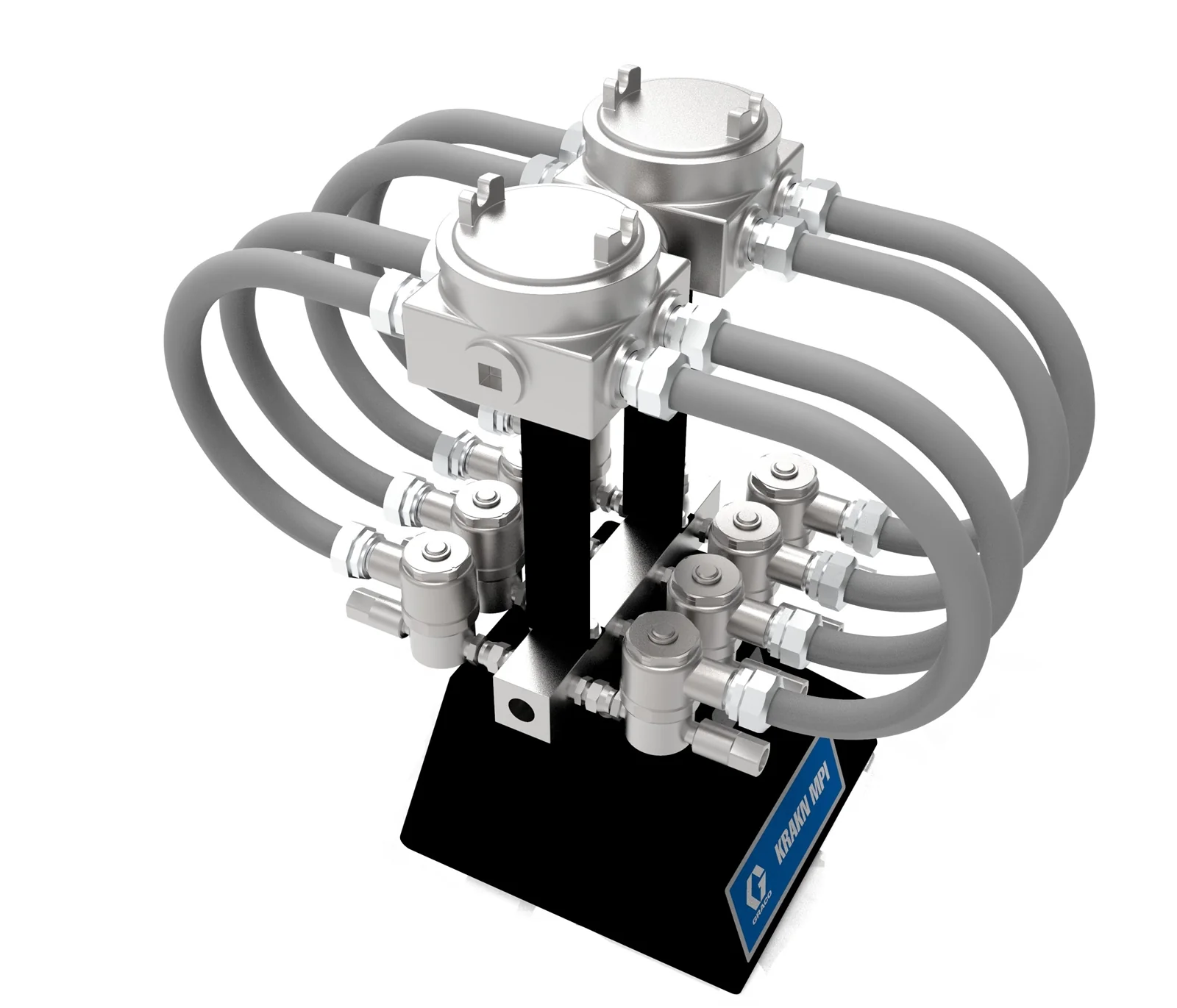 3 valve KRAKN MPI fluid manifold assembly for General Purpose use - Ysert