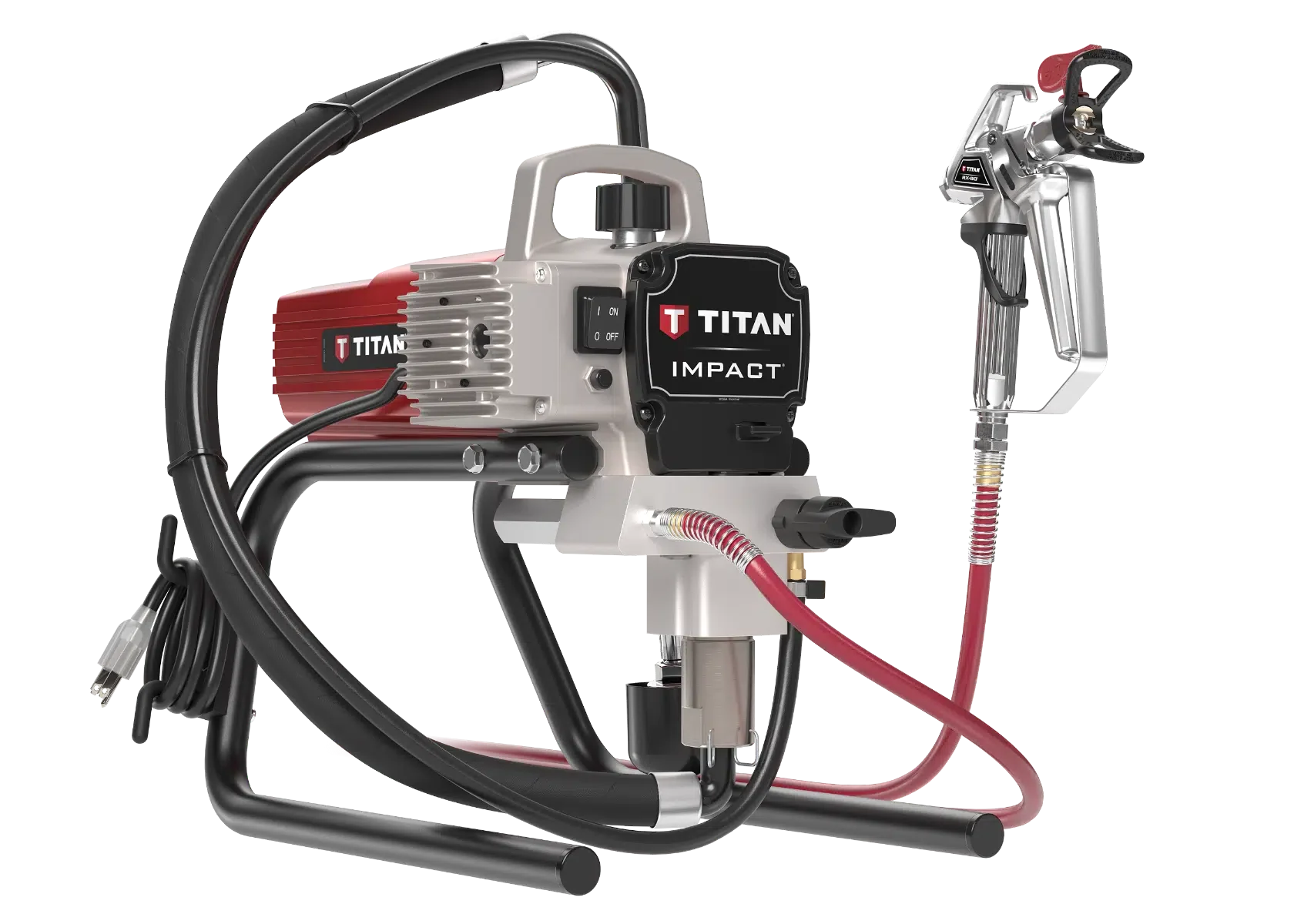 Titan Impact 410 3000 PSI @ 0.47 GPM Electric Airless Paint Sprayer - Skid - Ysert